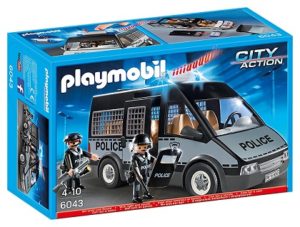 playmobil furgon de policia barato comprar 