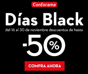 conforama black friday 2017 descuentos