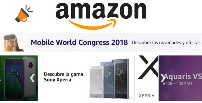moviles-amazon-ofertas mobile-world-congress-2018