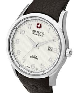 reloj swiss miltary hombre con plata 