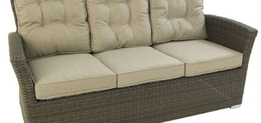 sofa jardin 3 plazas color chocolate barato online