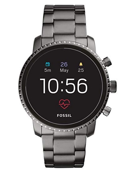 men grey explorist hr smartwatch ftw4012
