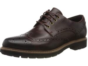 comprar zapatos clarks marrones cordones precio barato online