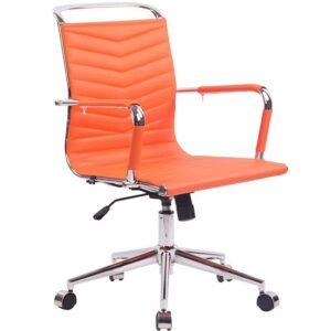 comprar silla de oficina color naranja precio barato online chollo