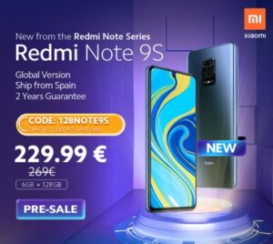 comprar redmi note 9s precio barato online chollo