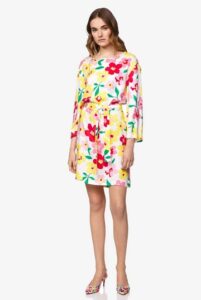 comprar vestido benetton mujer estampado flores precio barato