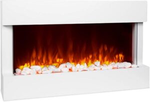 comprar chimenea electrica decorativa blanca precio barato online